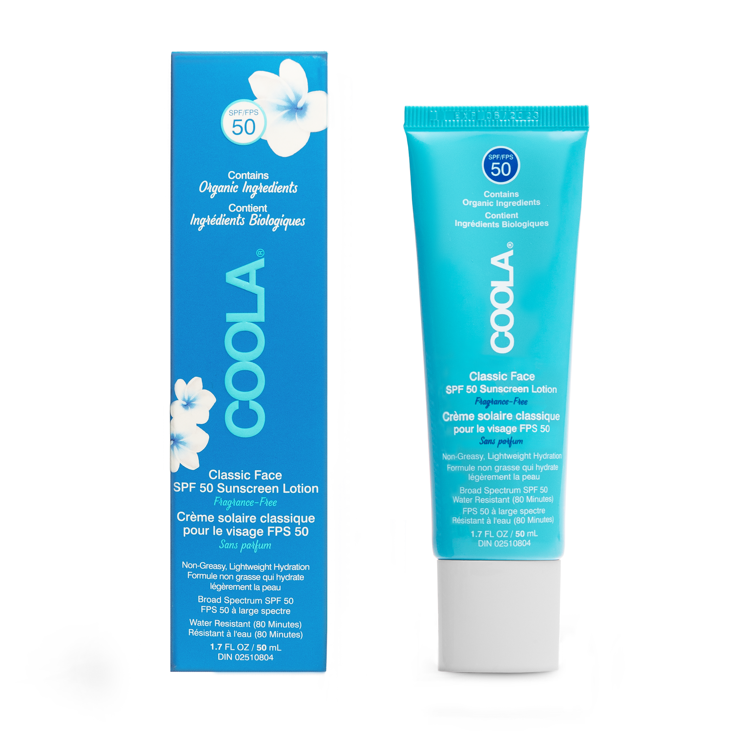 Classic Face Lotion SPF 50 Fragrance Free bilingual 1
